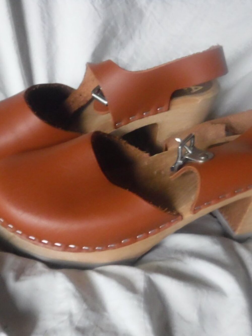 Mia Abba Made In Sweeden Clogs Womens Size 9 M New